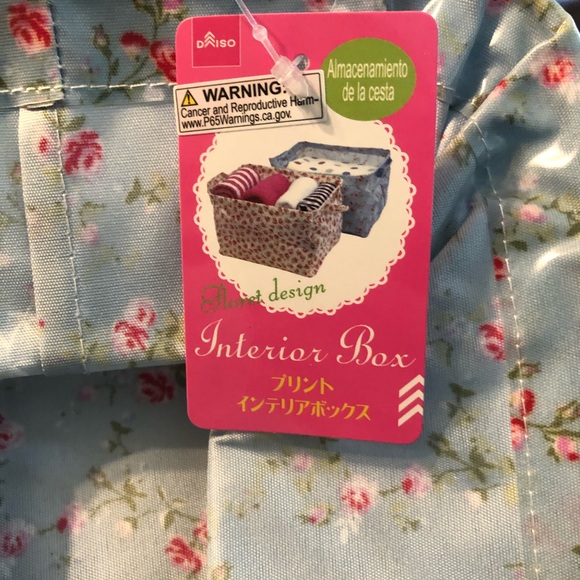 Shabby Chic 4 pcs Floral Rose Bins Baskets set - Picture 4 of 4